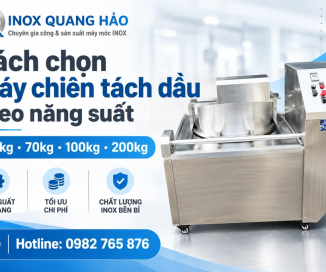 Cách chọn máy chiên tách dầu theo năng suất sản xuất