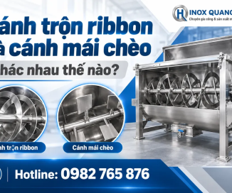 Cánh trộn ribbon và cánh mái chèo khác nhau thế nào?