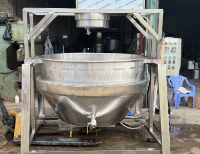 LẮP ĐẶT VÀ BÀN GIAO CHẢO XÀO NHÂN 700L CHO ANH TRAI LÀO CAI
