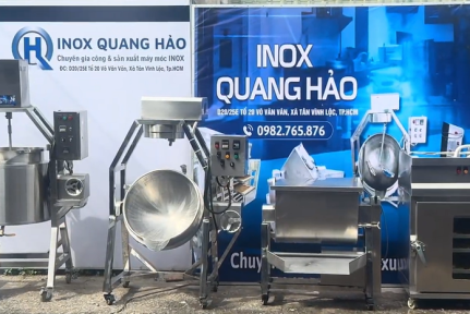 Máy móc inox trong sản xuất thực phẩm: Xu hướng tất yếu của nhà xưởng hiện đại