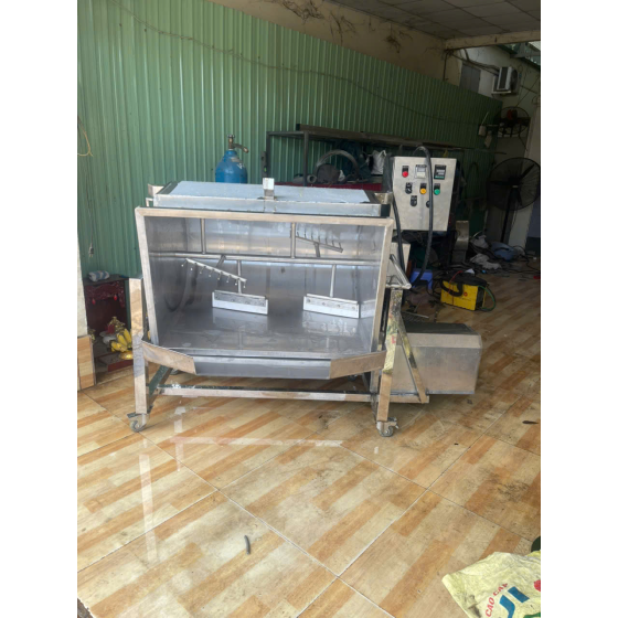 Máy Trộn Nằm Ngang 3 Lớp Gia Nhiệt 100Kg