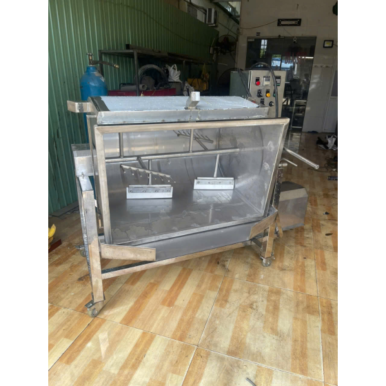 Máy Trộn Thực Phẩm Nằm Ngang Gia Nhiệt