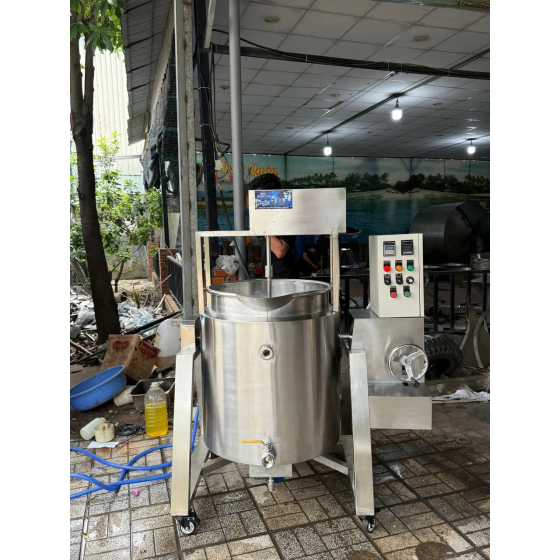 Nồi nấu cánh khuấy 200L cho xưởng cần sản lượng lớn mỗi mẻ