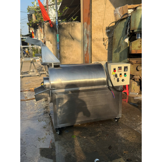 Máy rang hạt 10kg inox cho cơ sở sản xuất nhỏ