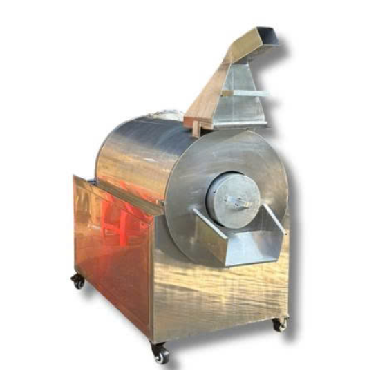 Máy rang hạt 20kg inox cho cơ sở sản xuất vừa
