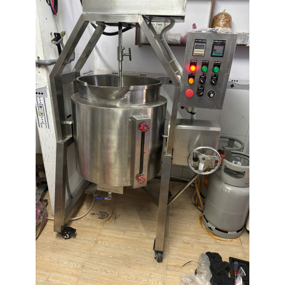 Nồi nấu cánh khuấy 100L cho quy trình sản xuất ổn định hơn