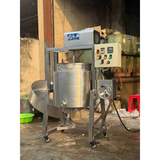 Nồi nấu cánh khuấy 100L cho quy trình sản xuất ổn định hơn