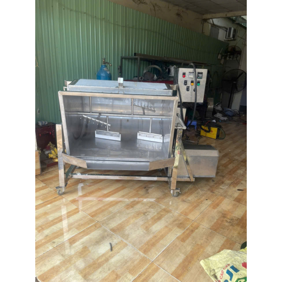 Máy Trộn Thực Phẩm Nằm Ngang Gia Nhiệt