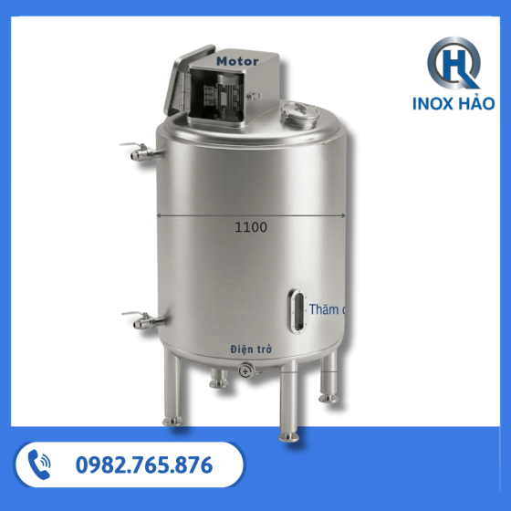Bồn Khuấy Gia Nhiệt Công Nghiệp 