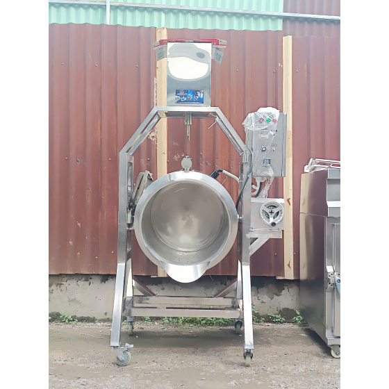 Nồi Nấu Cánh Khuấy Có Lật Nghiêng Inox 304 – Khuấy Đều, Không Khê Cháy