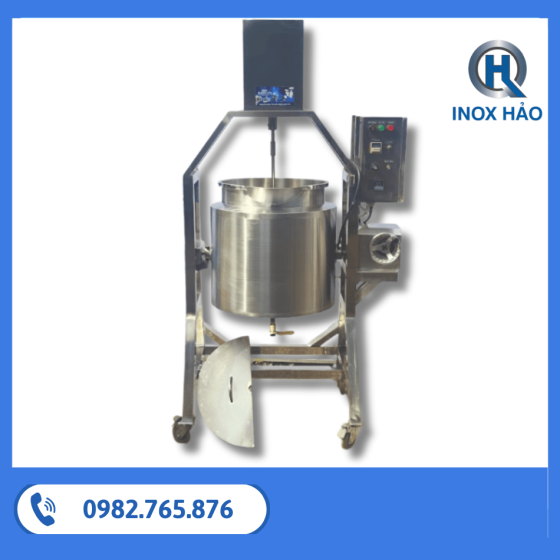 Nồi Nấu Cánh Khuấy Có Lật Nghiêng Inox 304 – Khuấy Đều, Không Khê Cháy