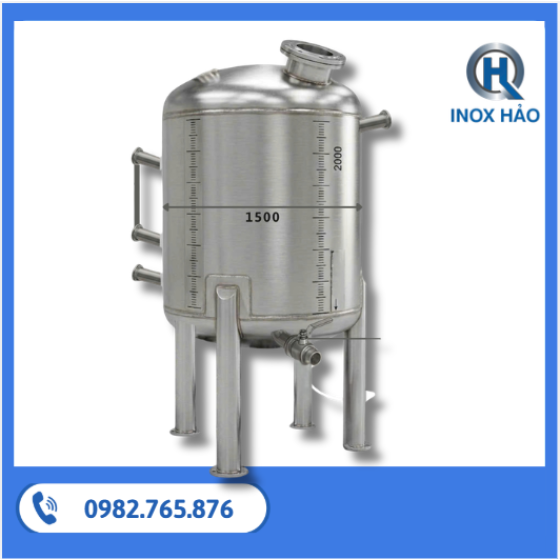 Bồn chứa nguyên liệu inox 304