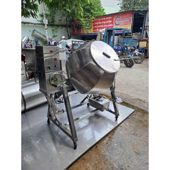 Máy Trộn Lồng Quay Quả Cầu Dạng Khía