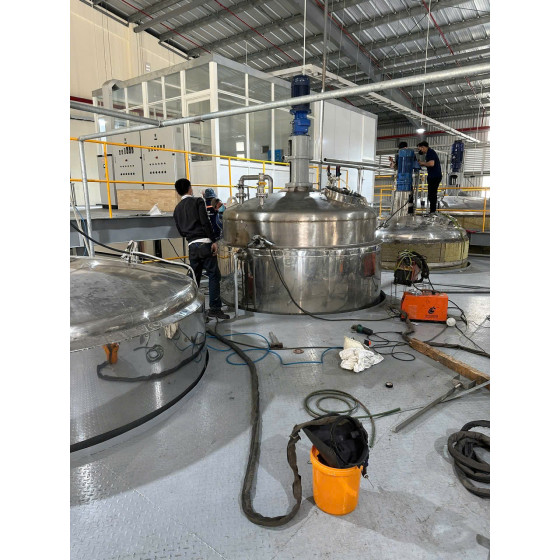 Bồn Nấu Hơi Có Cánh Khuấy 20000 Lít