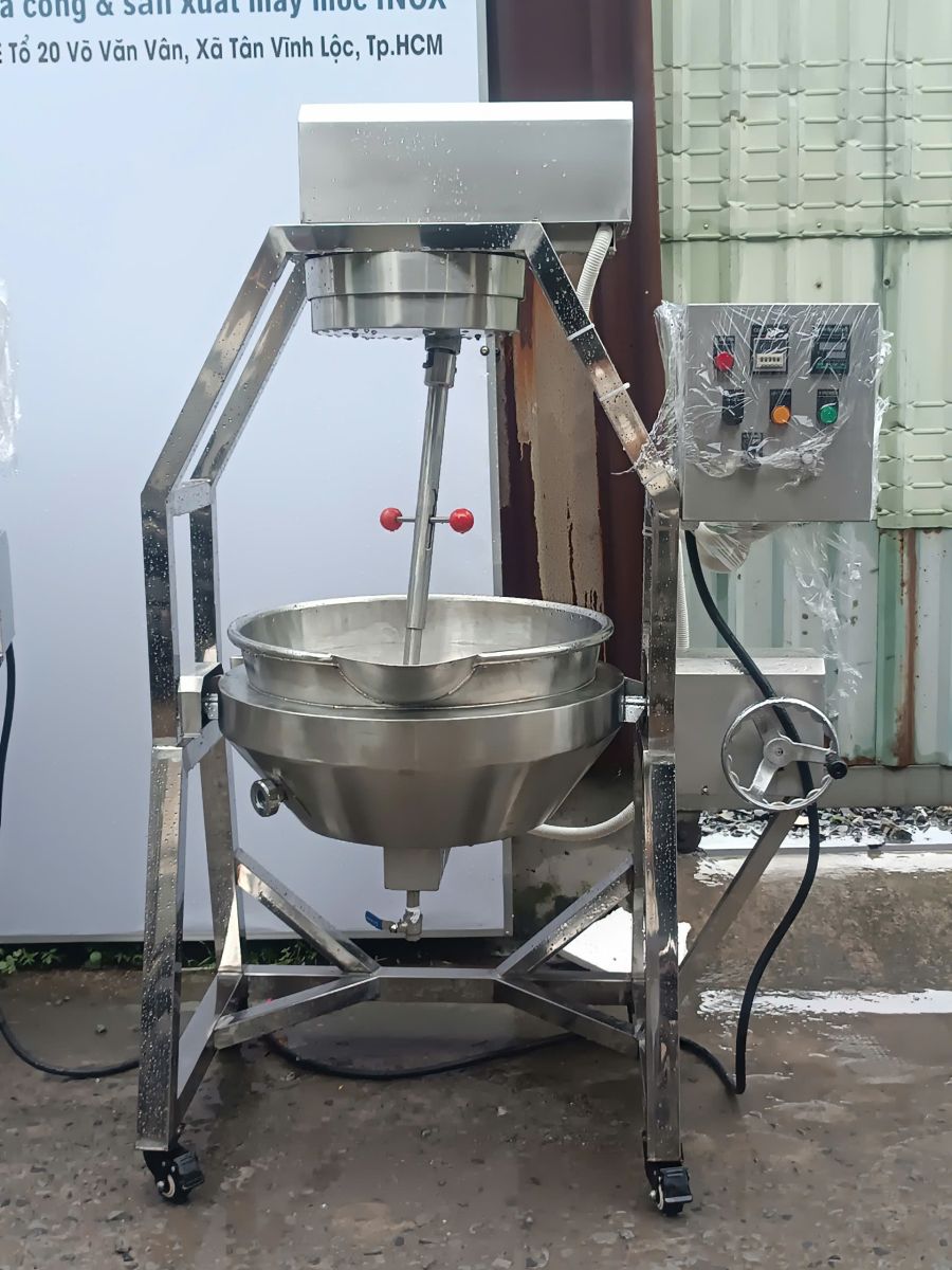 Cánh khuấy chảo xào nhân 70 lít đảo đều 360 độ