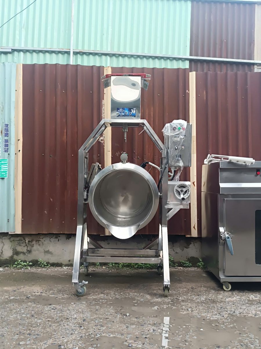 Cánh khuấy nồi nấu công nghiệp có lật nghiêng