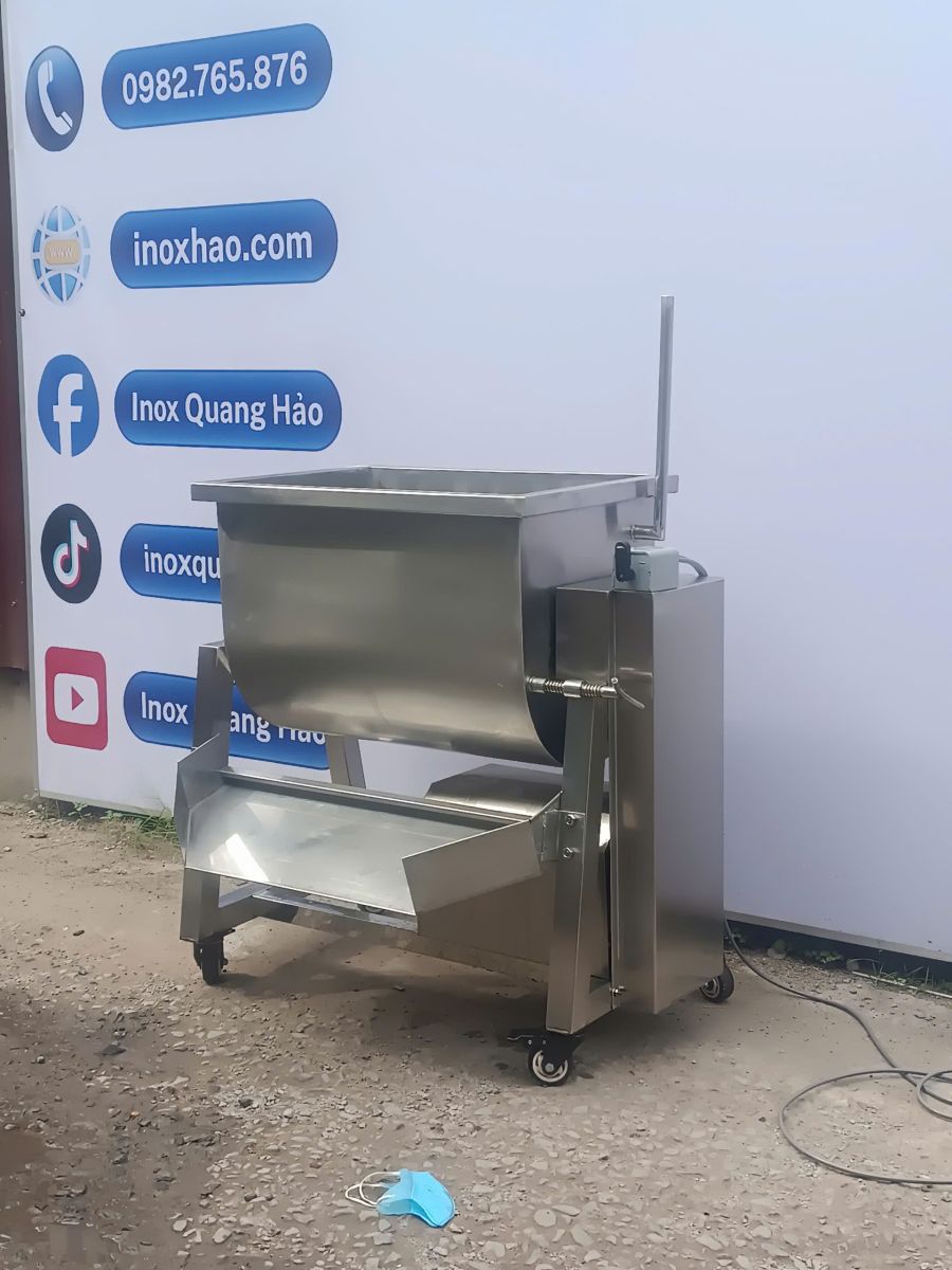 Máy trộn thực phẩm nằm ngang 120 kg
