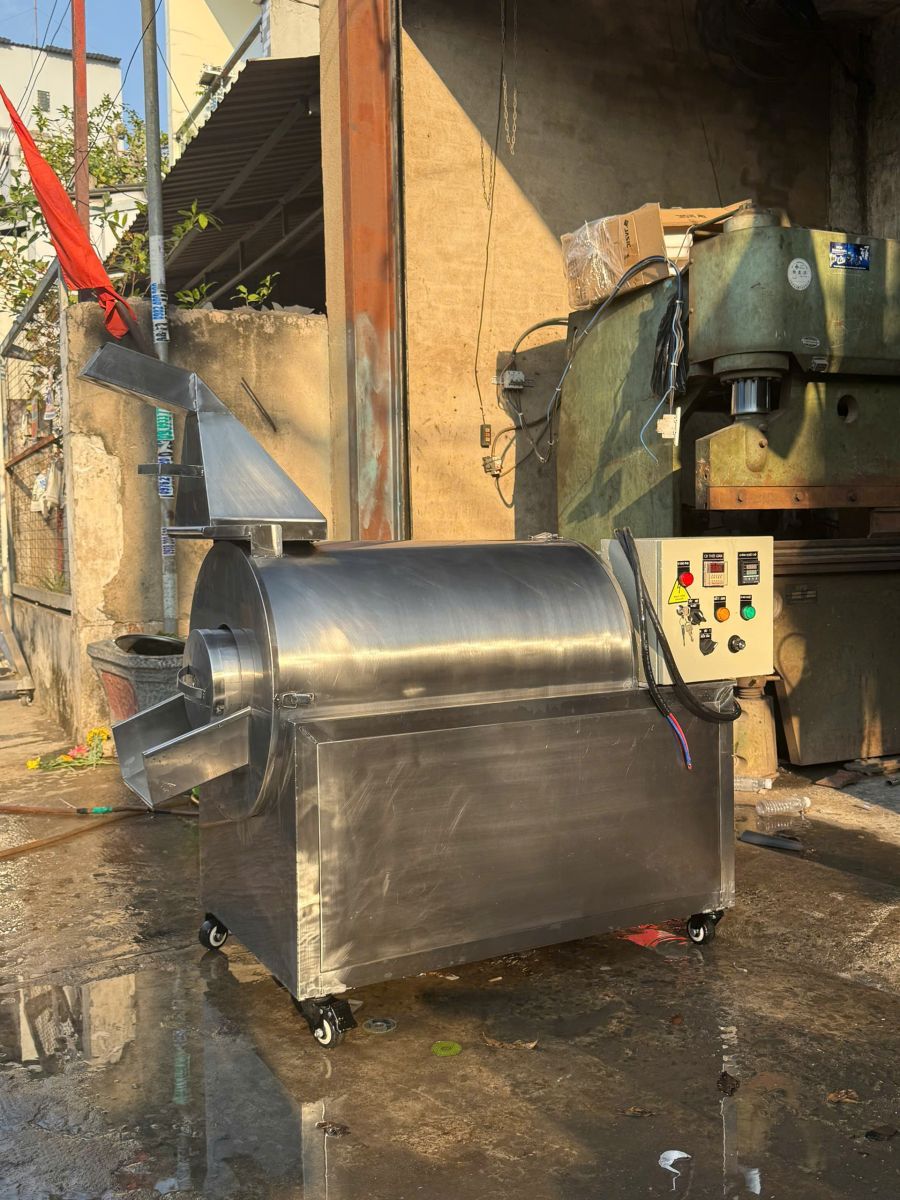 Máy rang hạt cafe, macca phù hợp cho doanh nghiệp sản xuất nhất hiện nay