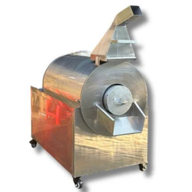 Máy rang hạt 20kg inox cho cơ sở sản xuất vừa