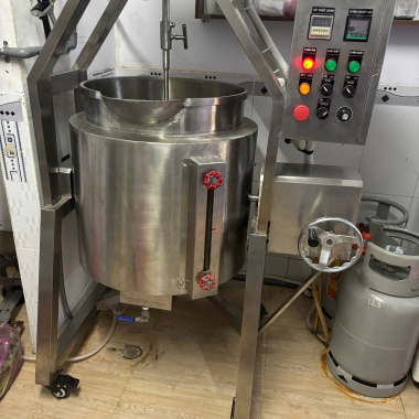 Nồi nấu cánh khuấy 100L cho quy trình sản xuất ổn định hơn
