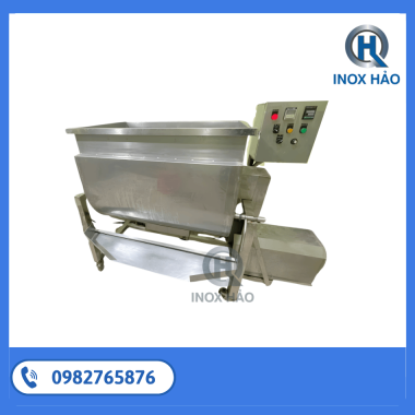 Máy Trộn Nằm Ngang 3 Lớp Gia Nhiệt 100Kg