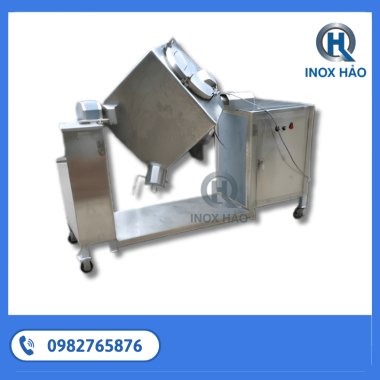  Máy Trộn Inox Dạng Khối Lập Phương 