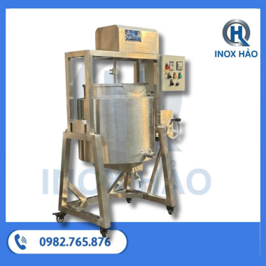 Nồi nấu cánh khuấy lật nghiêng có gia nhiệt